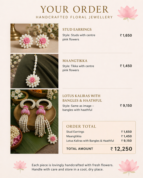 Vaish flower set