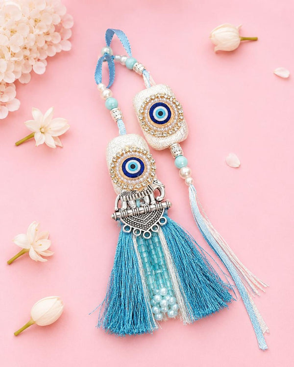 Blue Evil Eye Lumba Rakhi