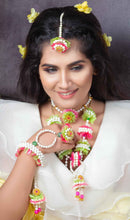 Daisy Handcrafted Floral Embroidered Bridal Jewelry Set