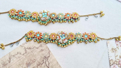 Aishwarya Orange/Green