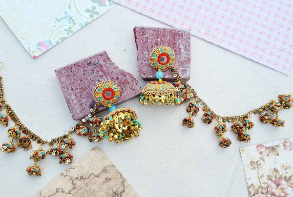 Aishwarya Orange/Green