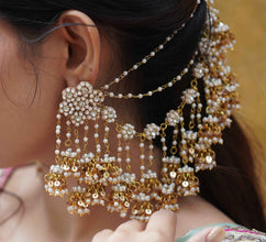 Rukaiya Earrings with earchain