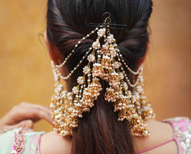 Rukaiya Earrings with earchain