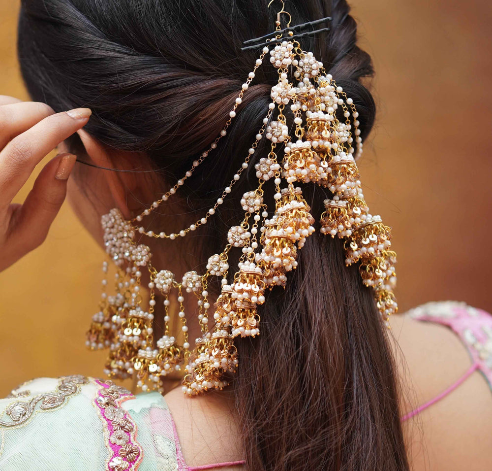 Rukaiya Earrings with earchain