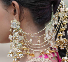 Shuvangi Earrings with earchain