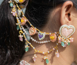 Ritu Earrings with earchain