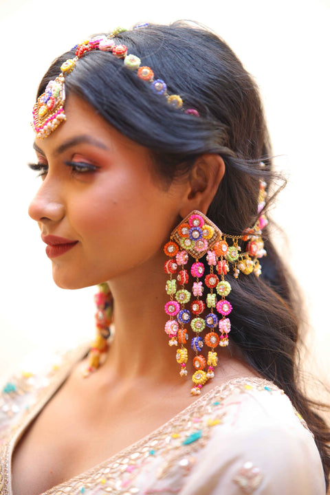 Arnika Earrings + Sheeshpatti