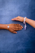 Purple Bracelet Rakhi Pair Set