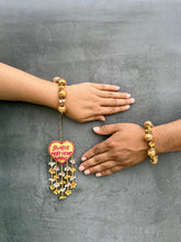 Bhabhi Meri Hoor Wargi gota Rakhi Pair Set