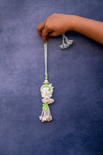 Flower pastel  Green Rakhi Pair Set