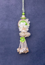 Flower pastel  Green Rakhi Pair Set