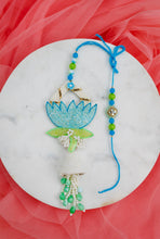 Blue lotus pearl Lumba Set