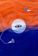 Blue white evil eye bhai rakhi