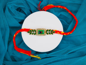 Green peacock budget bhai rakhi