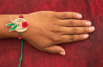 Rose abstract bhai rakhi