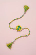 Om blue yellow bhai rakhi