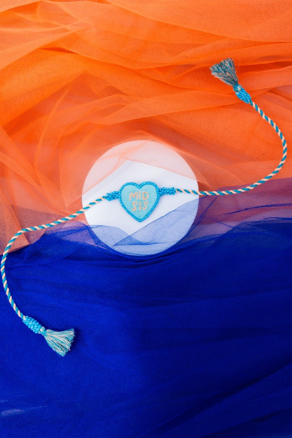 Midsis heart shape rakhi