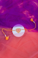 Little sis heart shape rakhi