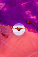 Sister heart shape rakhi