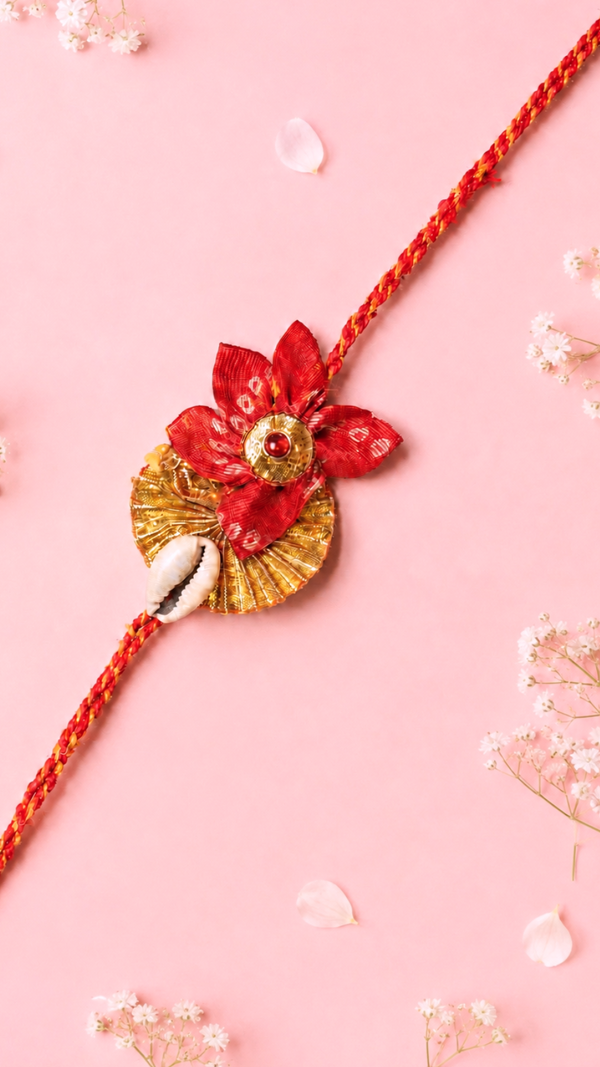 Bandhani Bloom Rakhi