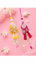 Pink rose bhabhi lumba + bhai rakhi set (KE) (Assorted Colours)