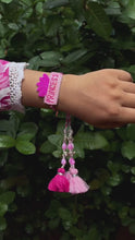 Princess Embroidery Pink girl Lumba Rakhi